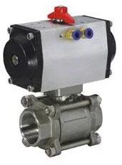 Pneumatic Ball Valve, For Water Treatment Plants, Petrochemical Industry, Fertilizer