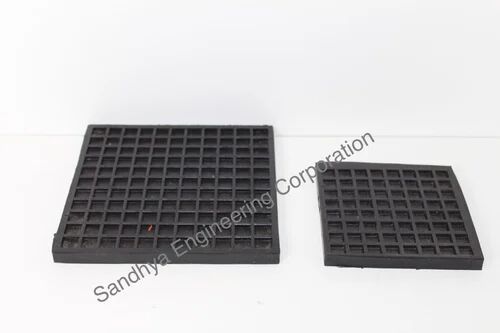 Rubber Anti Vibration Mounting Pad, Color : Black