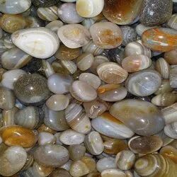 Navrang Border Polished Pebbles, Size : 14x14Inch, 15x15Inch