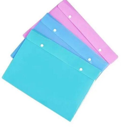 Plastic Button File Folder, For Office