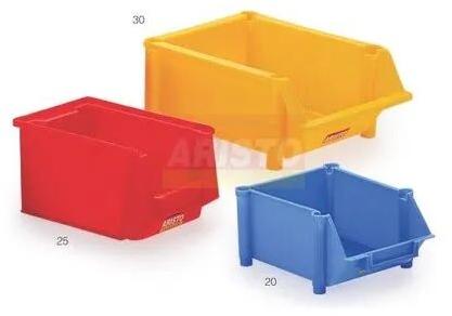 Plastic Storage Bin, Shape : Square