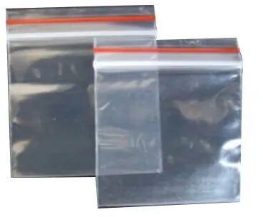 Plain LDPE Zip Lock Bag, Size : 8 X 10 Cm