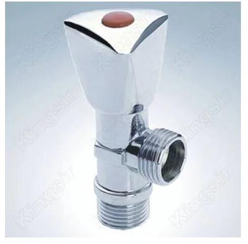 Brass Bath Angle Valve, Color : Silver