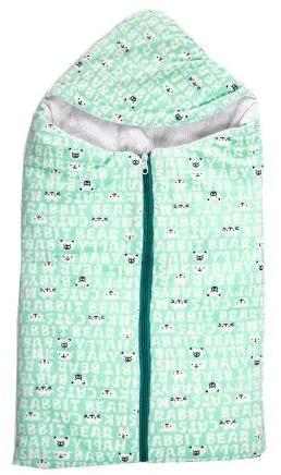 Babyzone Green Cotton Baby Sleeping Bag, Age Group : 3-12 Months