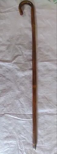 Wooden Walking Stick, Color : Natural Brown