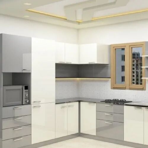 L Shape Modular Kitchen