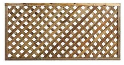 Wooden Open Trellis, Color : Brown