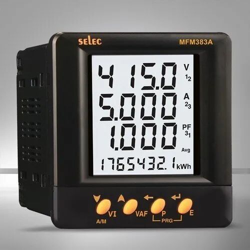 Selec Electric Panel Meter, Display Type : 4 Digits LCD/LED Display