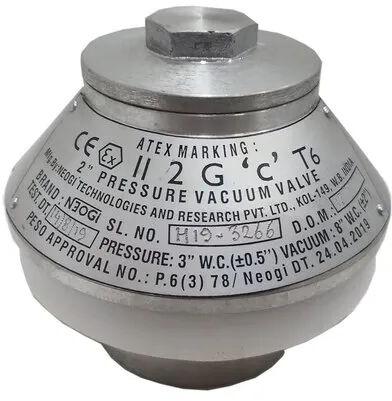 Alluminium Pressure Vacuum Valve, Valve Size : 2