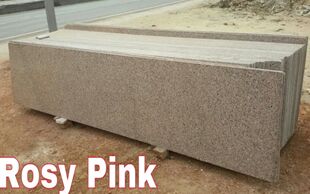 Granite Slabs - Rosy Pink