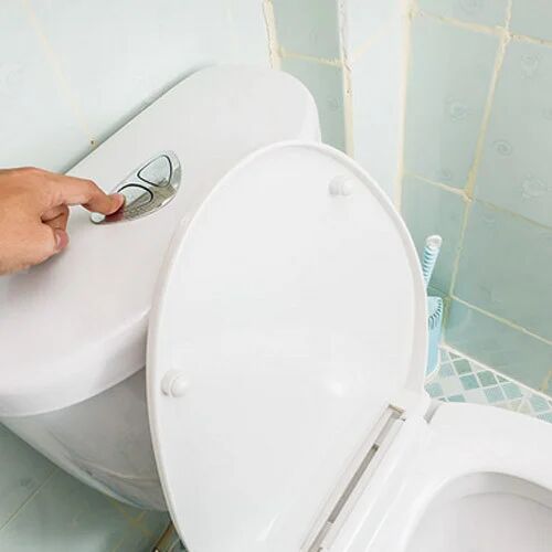 Plastic Cisterns Flush Tanks, For Home Use, Color : White