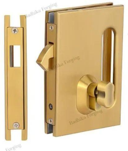 Polished Stainless Steel Glass Door Lock