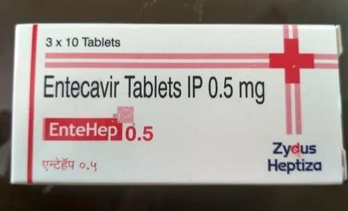 Entehep Entecavir Tablets, Packaging Size : 1x30 Tablets