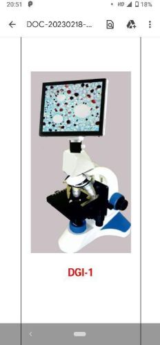 Trinocular Microscopes, Color : White