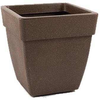 Polypropylene  Barca Square Wheels Planter, Color : Teracota, Sand Stone, Grey Stone, White Stone