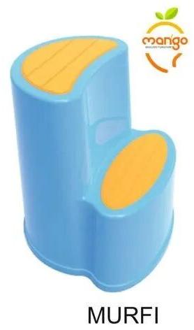 Plastic Step Stool, Color : Blue, Yellow