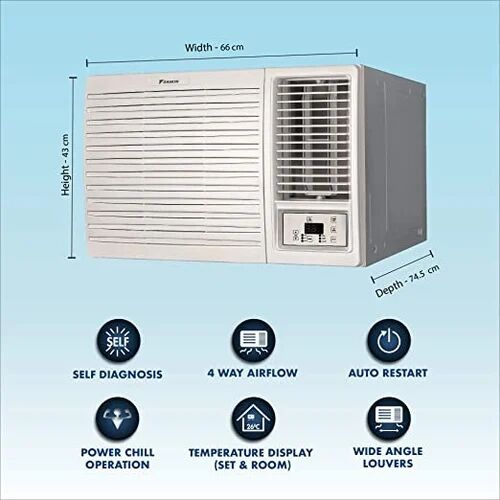 Daikin Window AC, Color : YELLOW