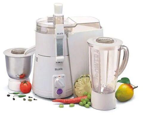 White 9000w Sujata Juicer Mixer Grinder, For Restaurant, Capacity : 2 Jars