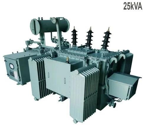 3-Phase 25kVA 50hz Copper OLTC Transformer, Cooling Type : Oil Cooled