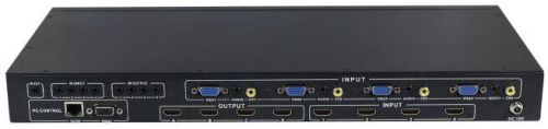 Suntron VGA HDMI Mixed Switcher, Packaging Type : black