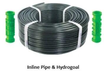 PVC Drip Irrigation Pipe, Color : Black