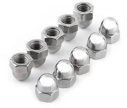 SS Dome Nut, Color : Silver