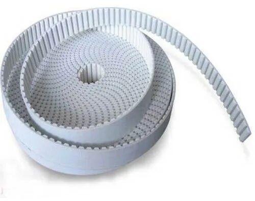 Transec Polyurethan PU Timing Belt, Color : White, Green