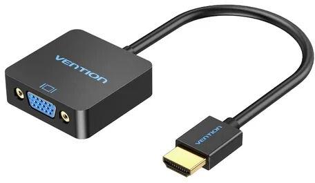 Black HDMI To VGA Converter, For Laptop