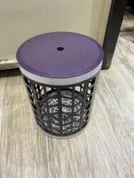 Folding Stool, Color : Purple
