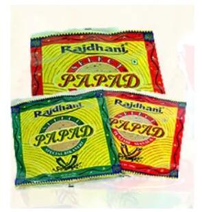 Round Rajdhani Papad, Packaging Type : Packet