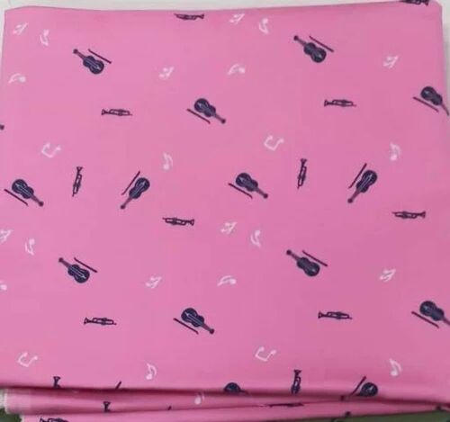 Satin Printed Fabric, Width : 44 Inch