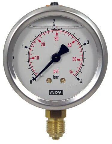 Hydraulic Pressure Gauge, Dial Size : 2.5 Inch / 63 Mm