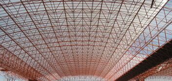 Steel Structure Of The Working Shop