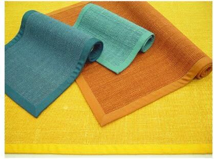 Cotton Border Jute Full Colour Rug