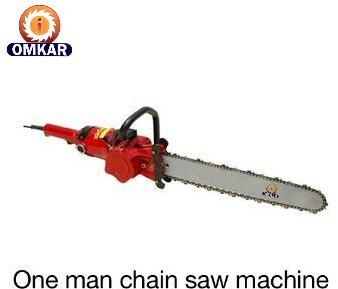 Omkar Singal Three Phese Chain Saw Machine, For Wood Cutting, Feature : Electrical Petrol