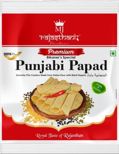 Rajasthani Namkeen Punjabi papad40g, Certification : ISO 9001:2008