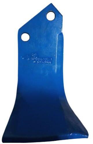 Boron Steel Rotavator Blade, Color : Blue