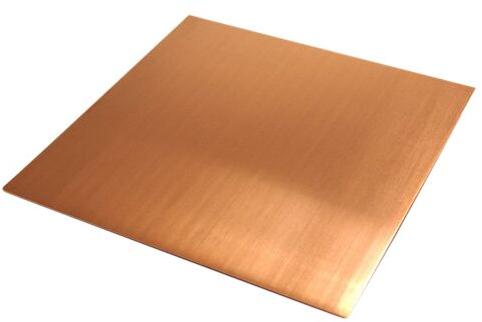 Copper Earthing Plate, Color : Golden