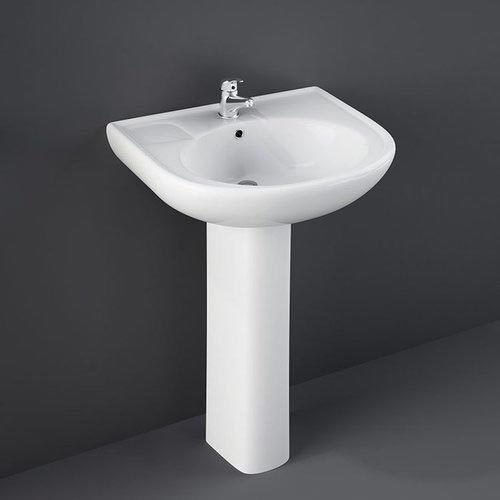 Ceramic Pedestal Wash Basin, Color : White