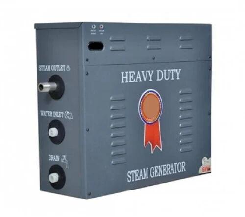 Mild Stee Steam Bath Generator, For Gym, Spa, Home, Color : Gray