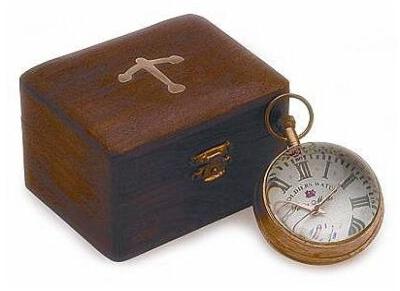 Paper Weight Clock, Color : Brown