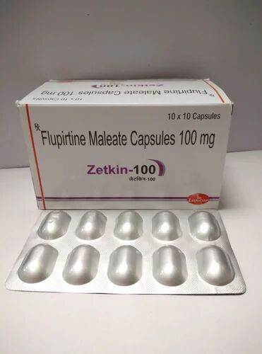 Flupirtine Maleate Capsules, Packaging Size : 10x10 Capsules