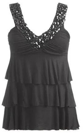 Sleeveless Ladies Top, Pattern : Plain, Printed