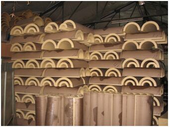 Dark Brown Round Puf Pipe Section, For Constructional