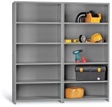 Rectangular Mild Steel Industrial Rack, Color : Grey