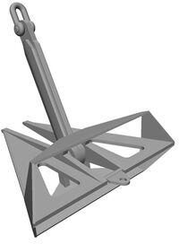 Delta Flipper Anchors, Capacity : UPTO 16000 KGS