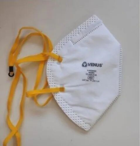 White Venus n95 Mask, For Industrial Safety, Exhalation Type : Without Valve