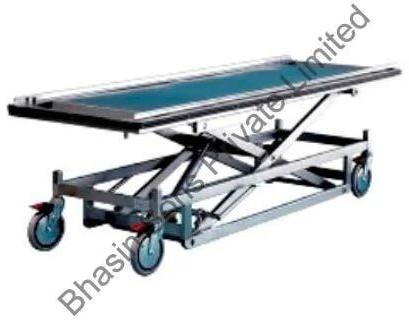 Mortuary Body Lifter Trolley, Feature : Elegant Appearance, Movable Wheels At Bottom