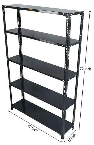 Mild Steel MS Slotted Angle Rack, Color : Gray