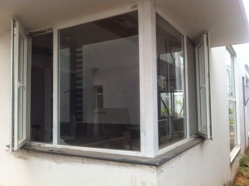 Casement UPVC Corner Fixed Windows, Color : Mahogany, White, Walnut